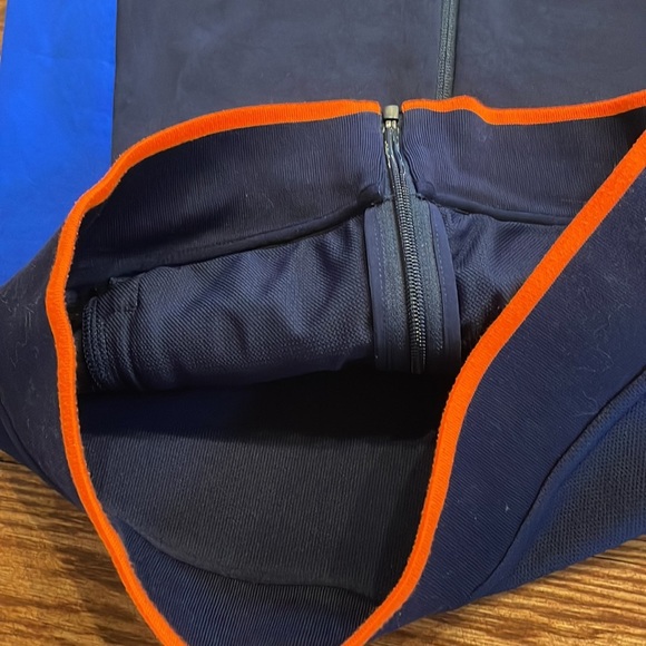 RALPH LAUREN X boys Med golf US OPEN zip up jersey jacket neon accents navy - Picture 14 of 16